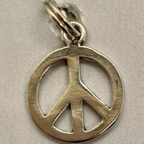 Independent Jewelry - Peace Sign Sterling Silver Jewelry Charm
